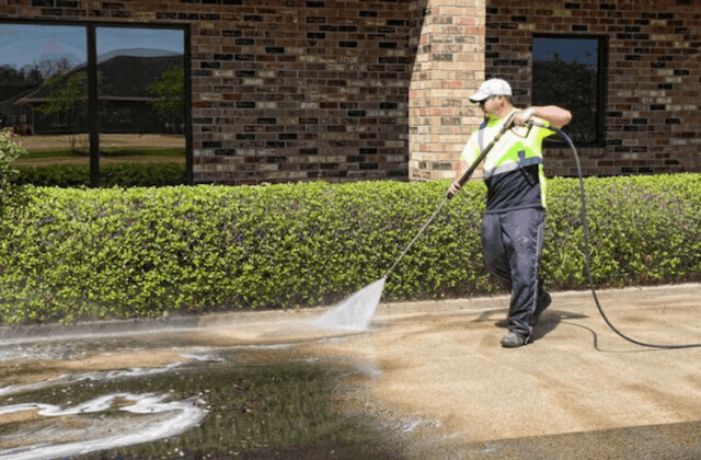 commercial concrete cleaning in aurora